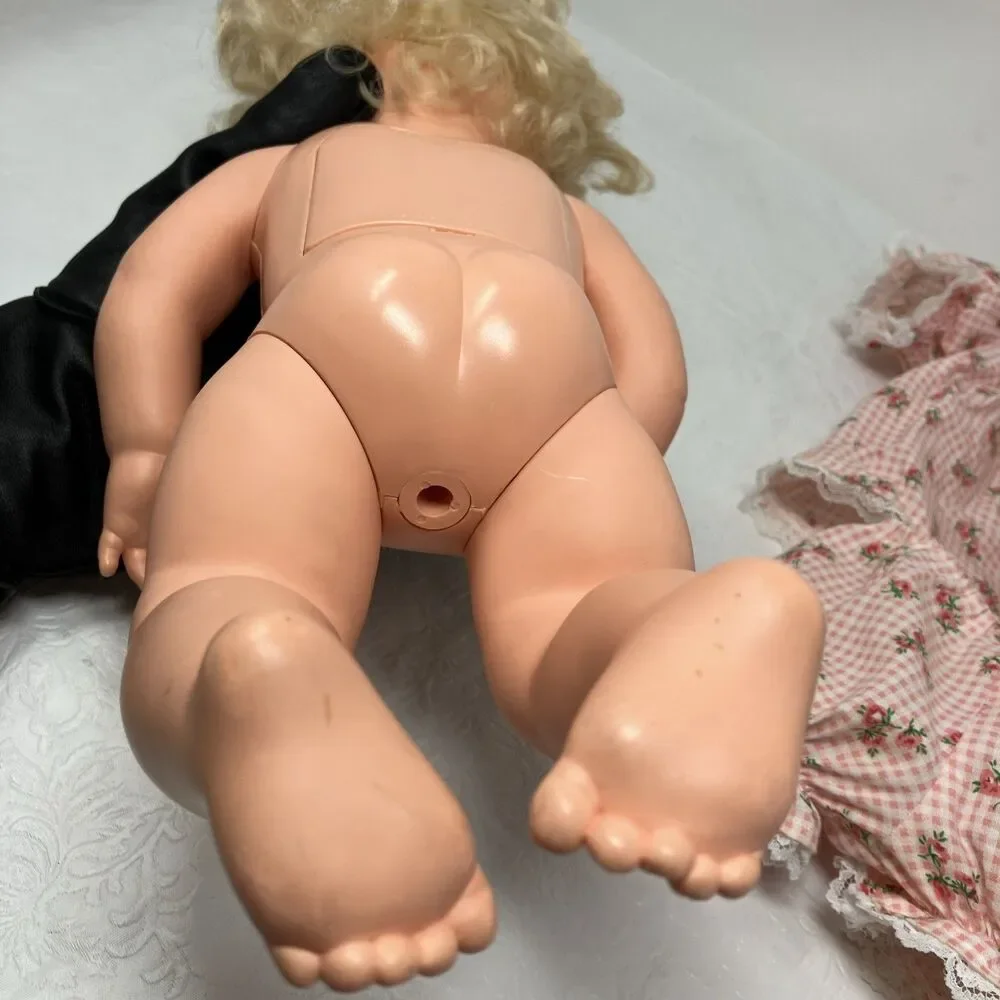 Baby Alive Doll Kenner Vintage 1990 Blonde Hair Blue Eyes NON-WORKING